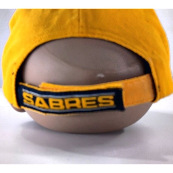 Buffalo Sabres Hat Cap Strap Back Blue Yellow Twill Dad NHL Licensed Hockey - Picture 6 of 10